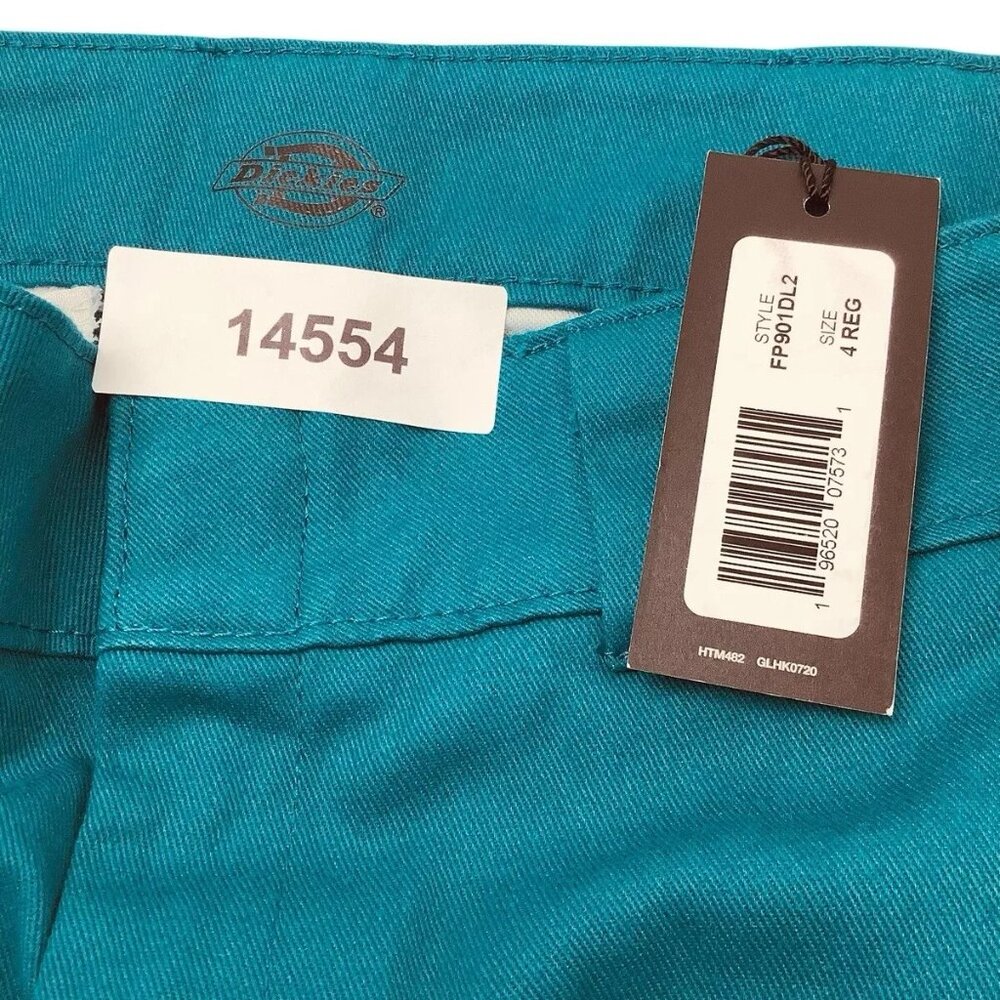 Dickies Women's Aqua Wide Leg Jeans - Picture 10 of 11
